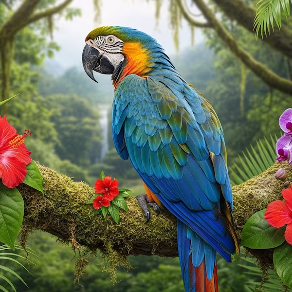 Tropical Parrot